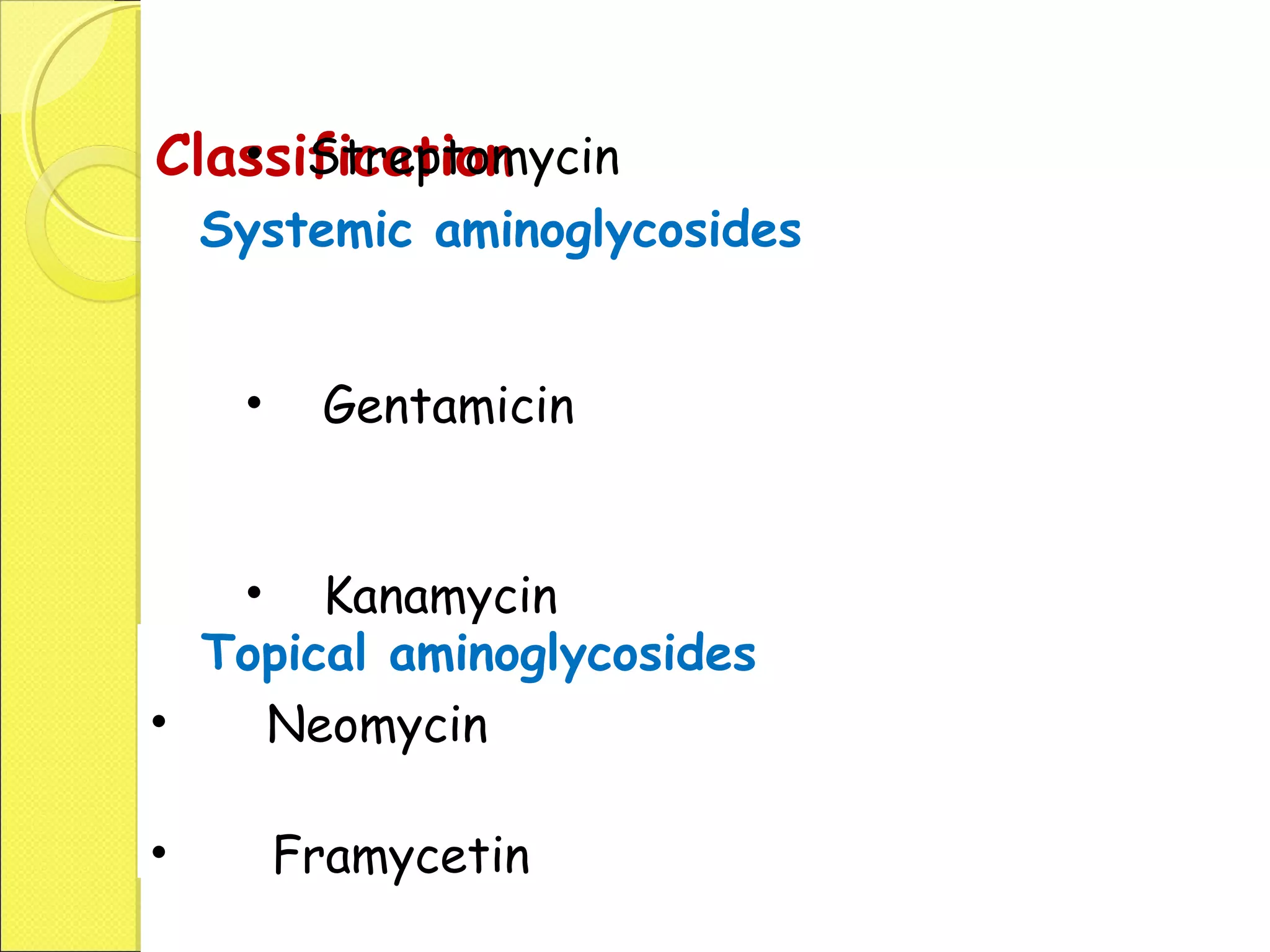30.aminoglycosides | PPT