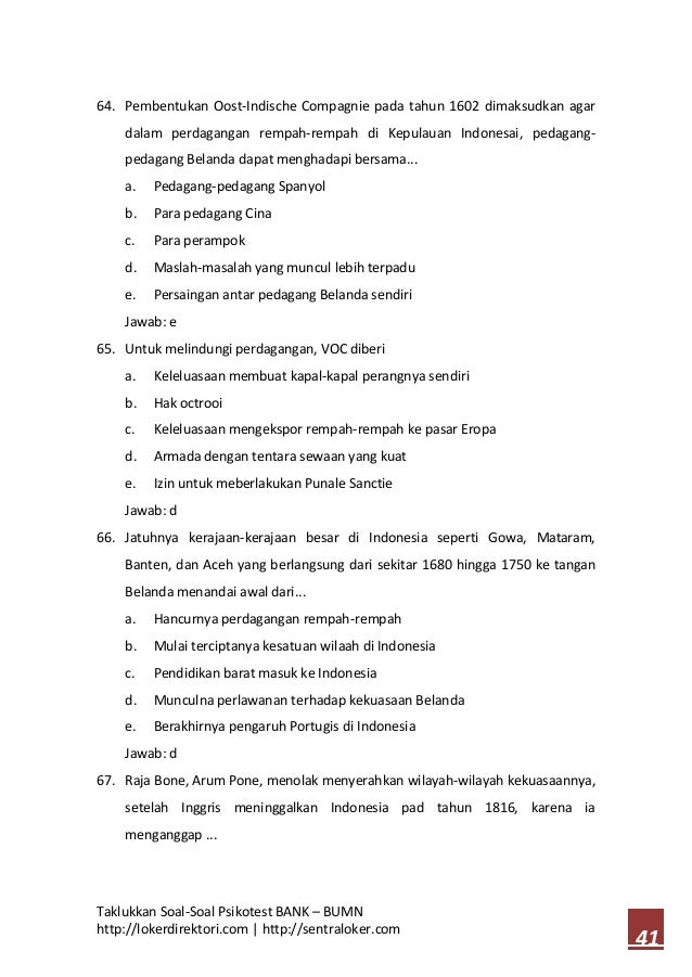 2 Soal Psikotest 1