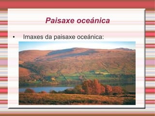 Paisaxe oceánica Imaxes da paisaxe oceánica: 