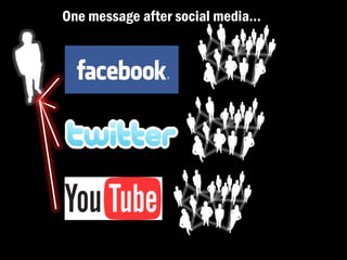 One message after social media…
 