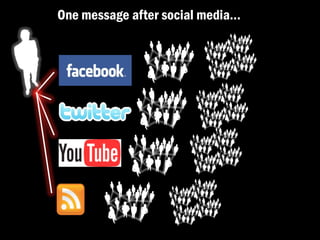 One message after social media…
 