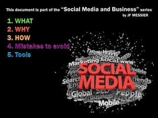 This document is part of the “Social   Media and Business” series
                                                      by JF MESSIER
 