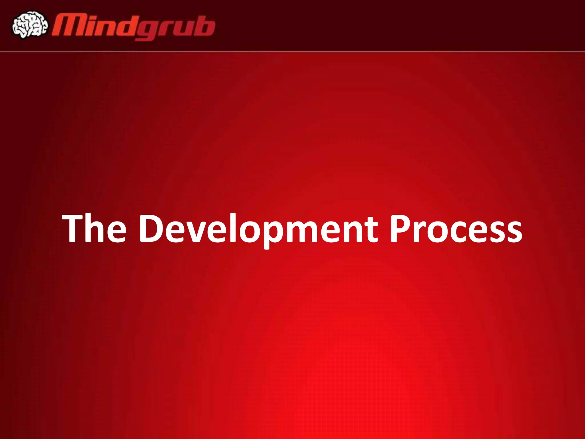 The Development Process
 