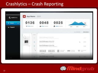 Crashlytics – Crash Reporting




13
 