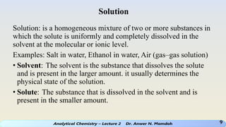 Comprehensive Overview of Solutions and Matter Classification in ...