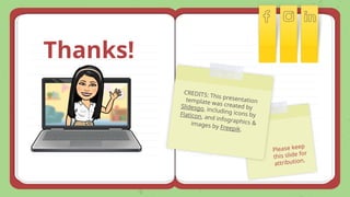 CREDITS: This presentation
template was created by
Slidesgo, including icons by
Flaticon, and infographics &
images by Freepik.
Thanks!
Please keep
this slide for
attribution.
 