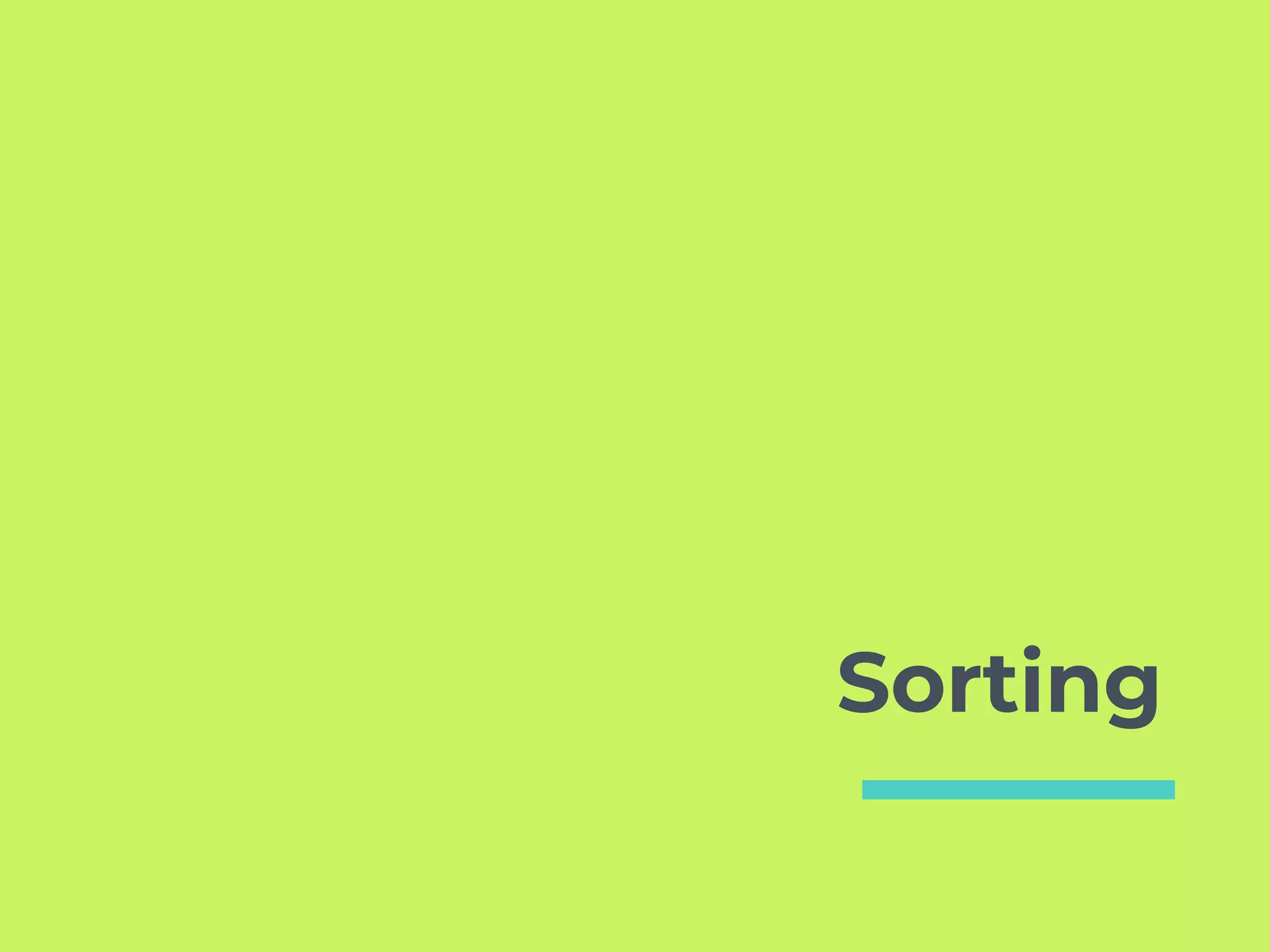 Sorting algorithms | PPT