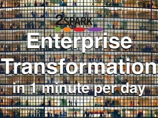 Enterprise
Transformation
in 1 minute per day
 