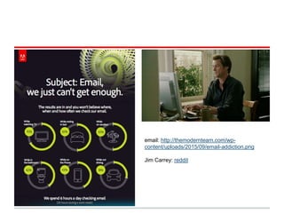 email: http://themodernteam.com/wp-
content/uploads/2015/09/email-addiction.png
Jim Carrey: reddit
 