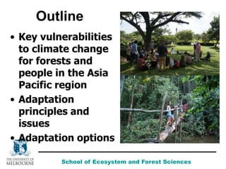 Adaptation of forest management to climate change in the Asia Pacific ...