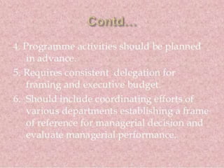 Staffing and Budgetting