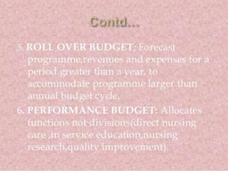 Staffing and Budgetting