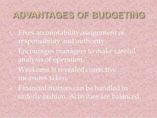 Staffing and Budgetting