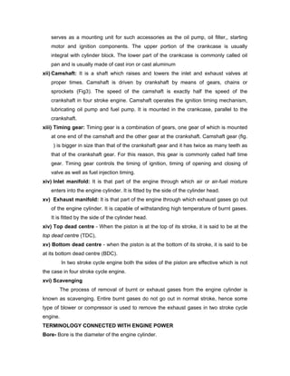 2 stroke cycle engine notesfor automotive | PDF