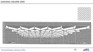 Structural Design Laboratory (SDL) 55
DIAGONAL SQUARE GRID
 
