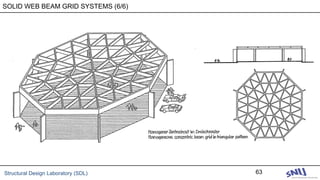 Structural Design Laboratory (SDL) 63
SOLID WEB BEAM GRID SYSTEMS (6/6)
 