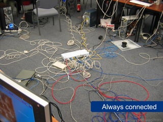 Always connected
    www.flickr.com/photos/defragged/522405926
 