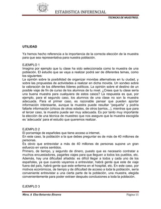 2 Ténicas de Muestreo