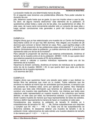 2 Ténicas de Muestreo