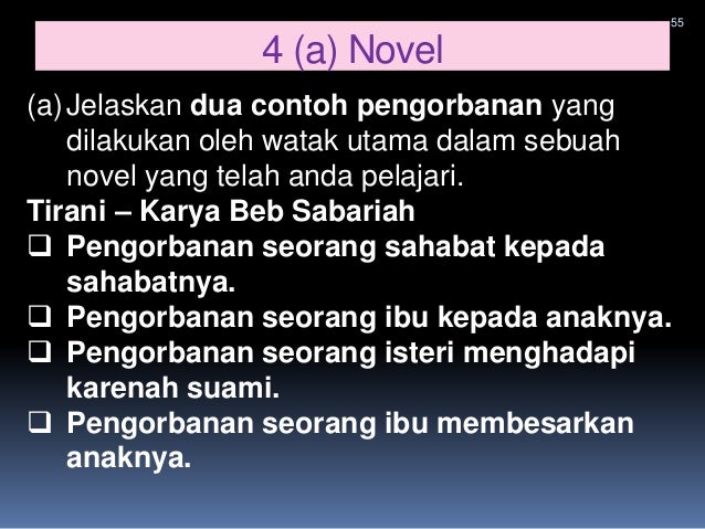 Contoh Soalan Novel Latar - Contoh Fam