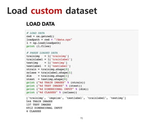 Load custom dataset
15