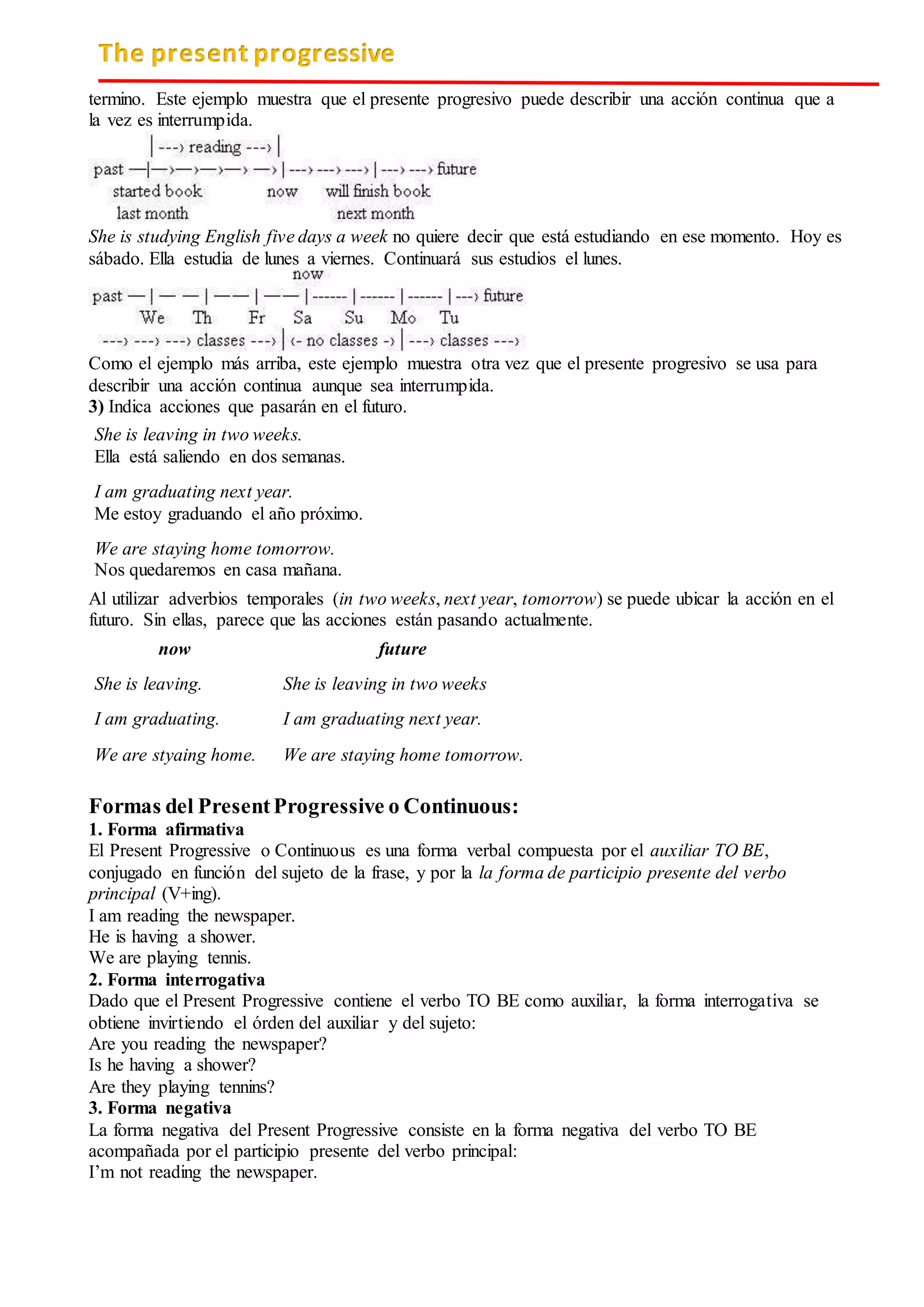 present progressive | DOCX