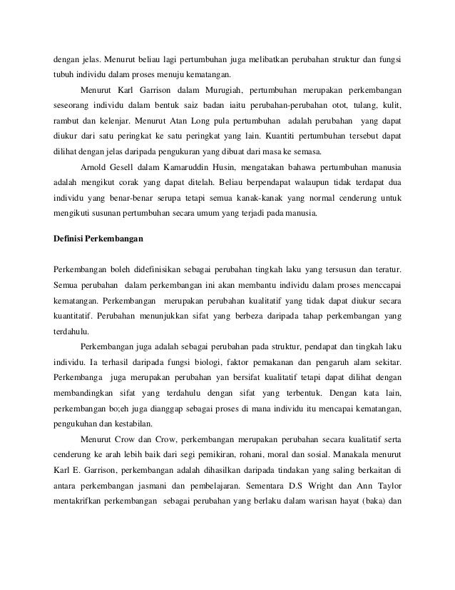 2 Teori Teori Perkembangan