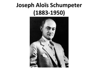 Joseph Aloïs Schumpeter
(1883-1950)
 