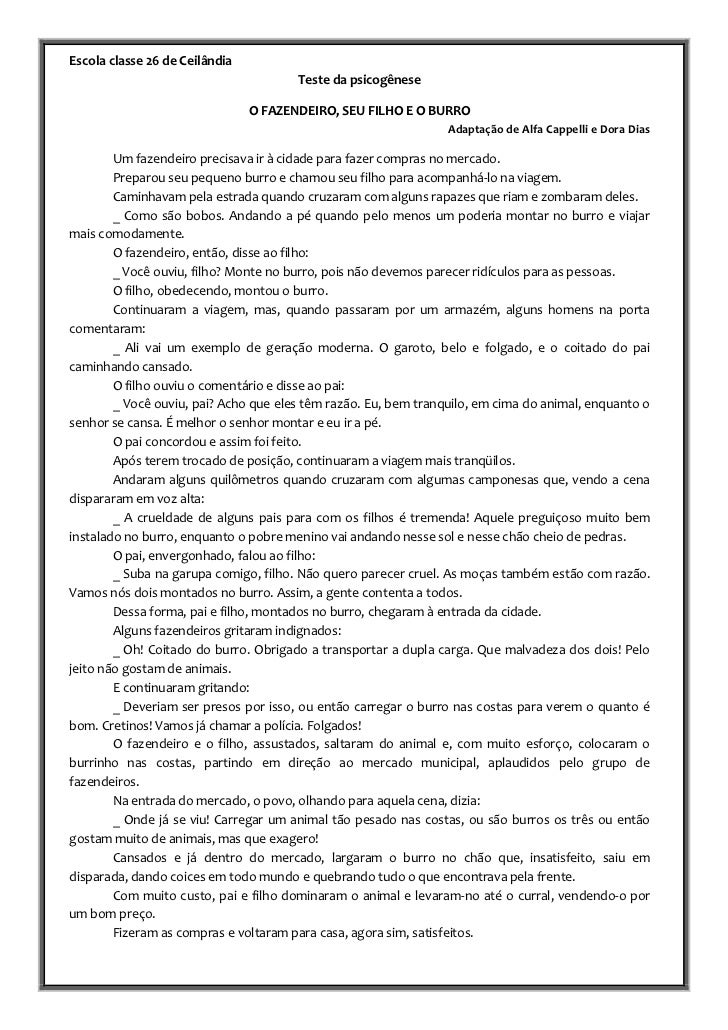 Relatorio de alunos do ensino fundamental