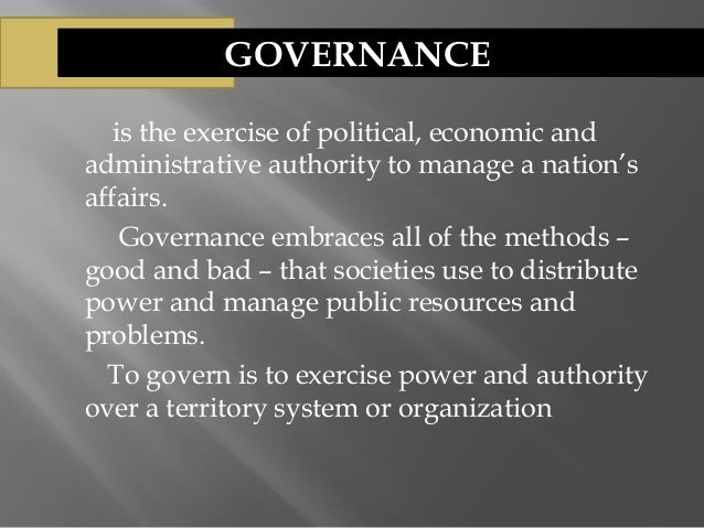 Concept of governance of academic resources dissertation