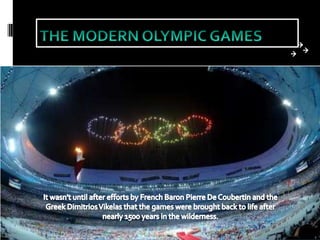 2themodernolympicgames 111016112855-phpapp02