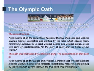 The Olympic Oath

 