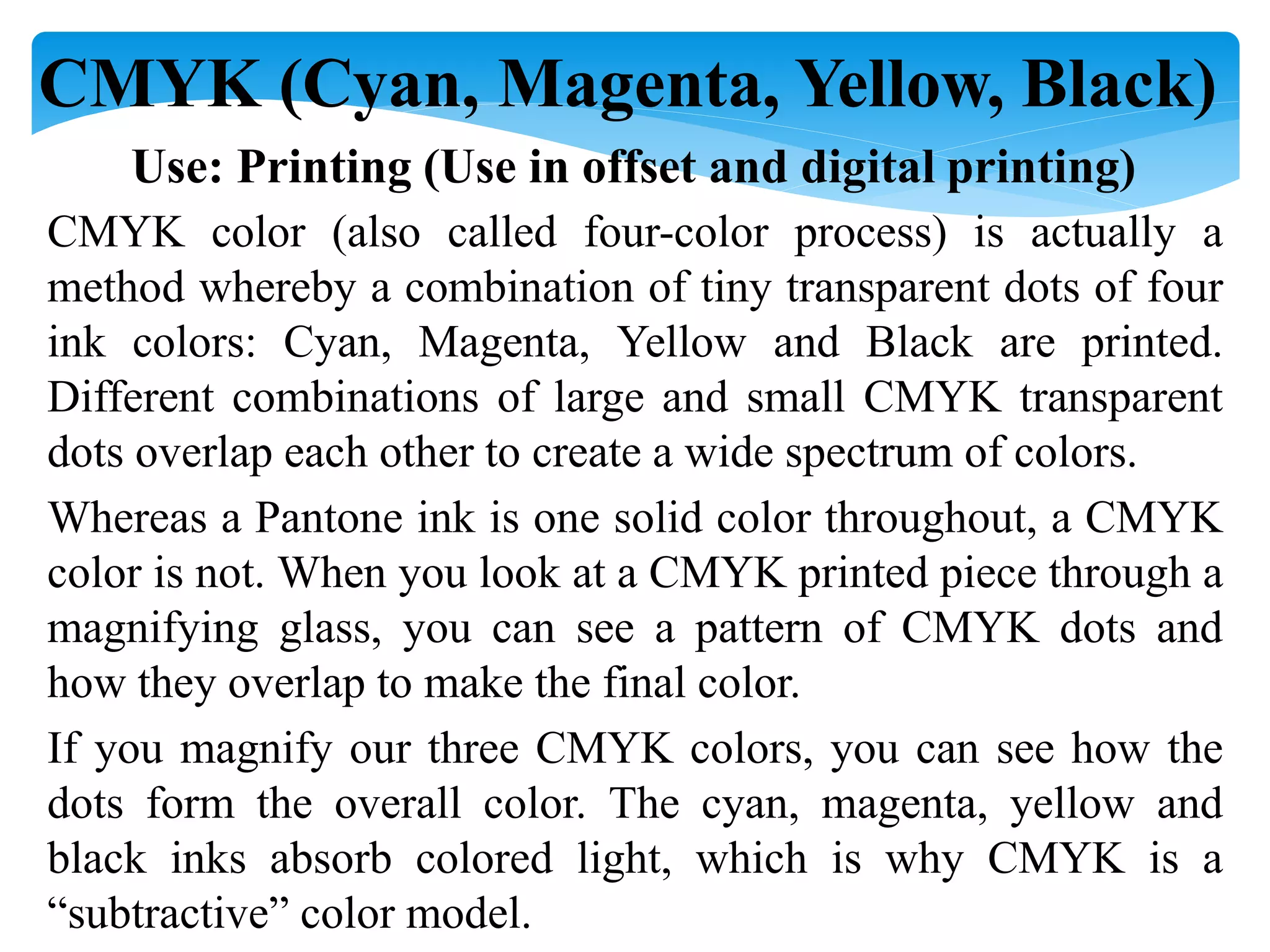 THEORY AND PRINCIPLE OF COLOUR MANAGEMENT, APPLICATION AND ...