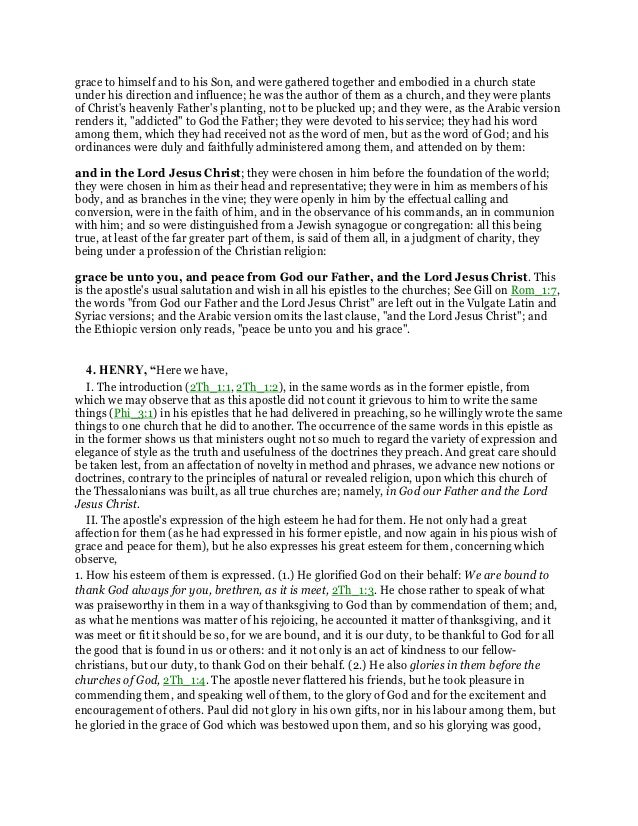 2 thessalonians 1 commentary