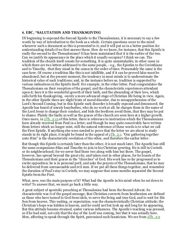 2 thessalonians 1 commentary