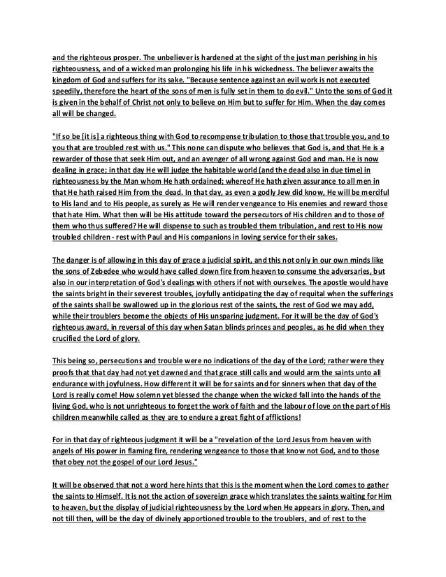 2 thessalonians 1 commentary