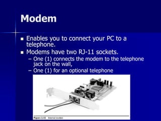 Modem Socket 2 the visible pc | PPT