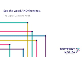 See the wood AND the trees.
The Digital Marketing Audit
 