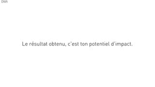 Le résultat obtenu, c'est ton potentiel d'impact.
32
 