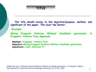 FP Growth Algorithm and its Applications | PPT