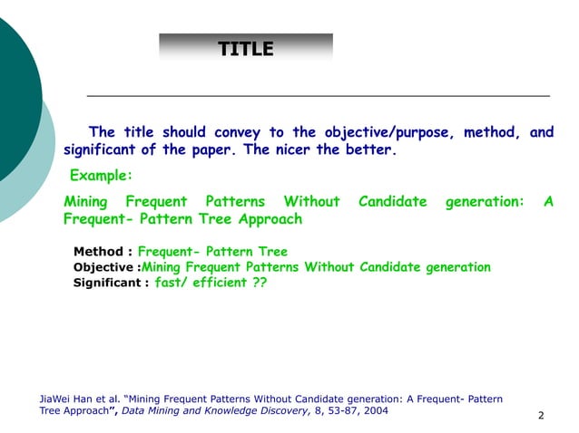 FP Growth Algorithm and its Applications | PPT | Databases | Computer ...