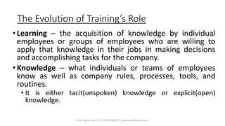 Training Knowledge Over Time 2 training strategy | PDF