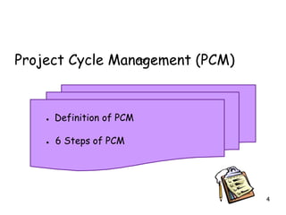 Training workshop on project cycle management 