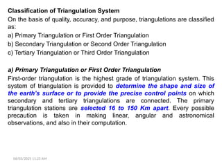 Triangulation is the process of tracing and measurement | PPTX