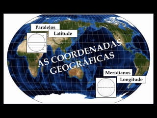 Paralelos
Meridianos
Latitude
Longitude
 