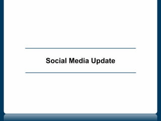 Social Media Update
 