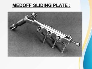 MEDOFF SLIDING PLATE :
 