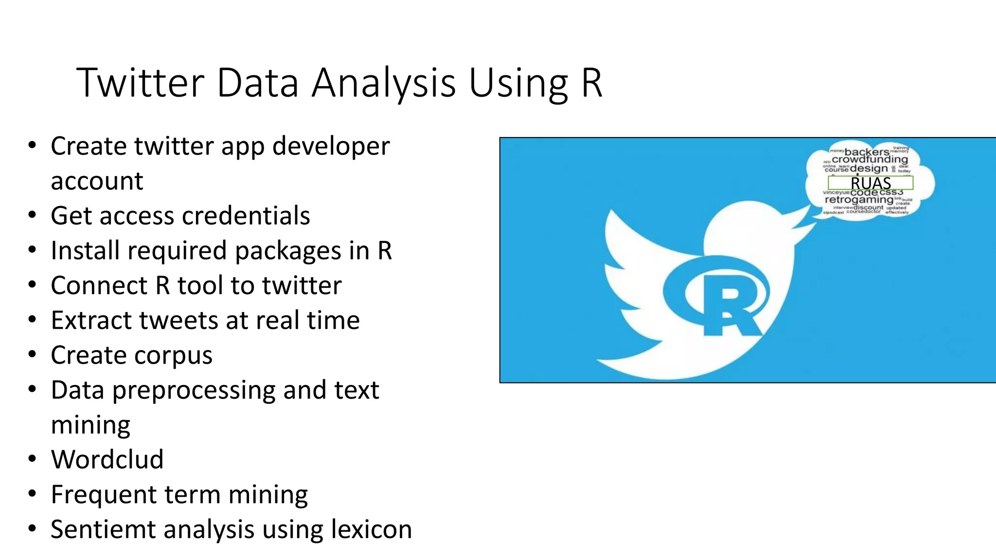Twitter data analysis using r (part 2) | PPT