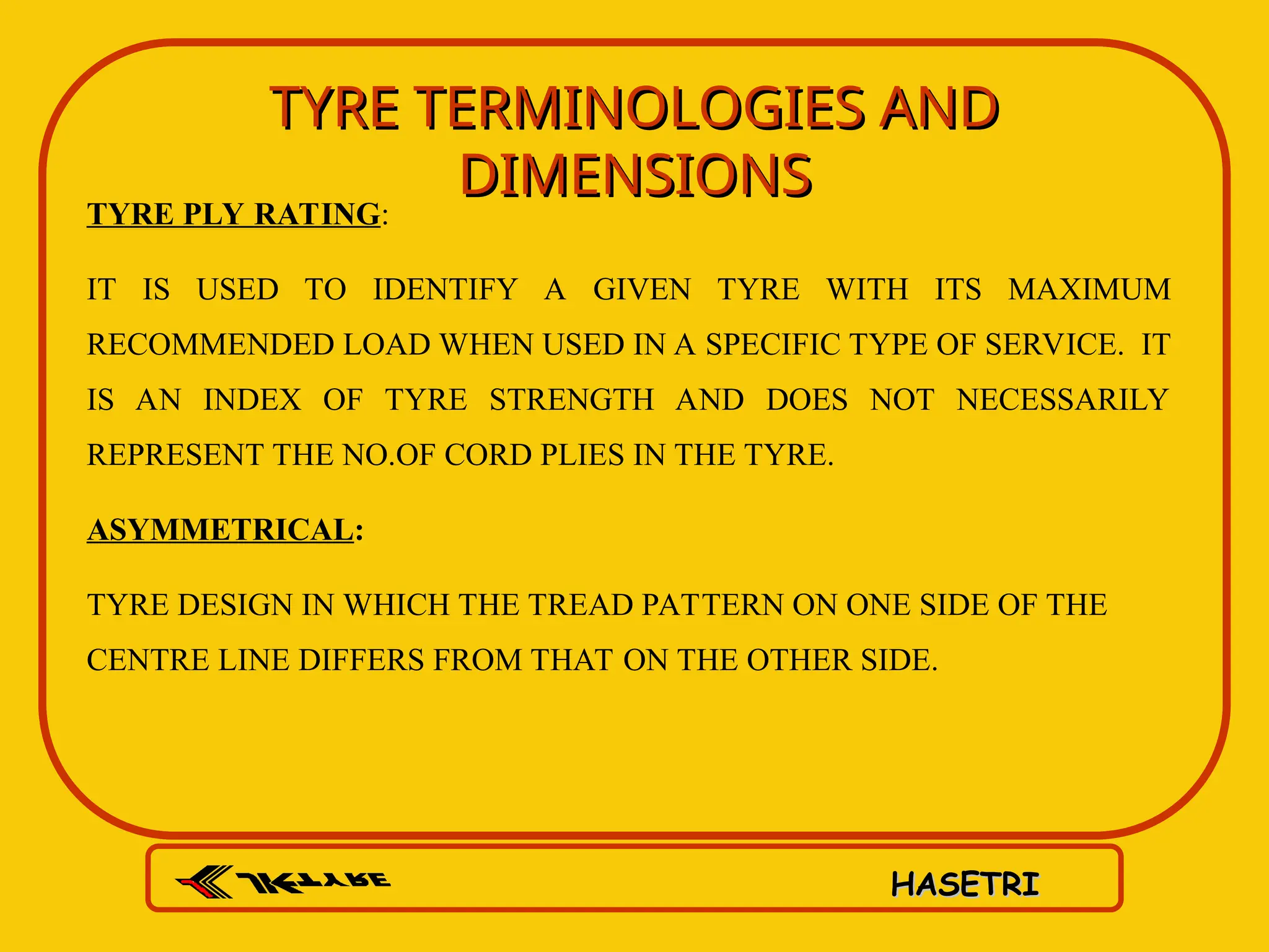 intoduction to tyre technology and manufacturing process | PPT