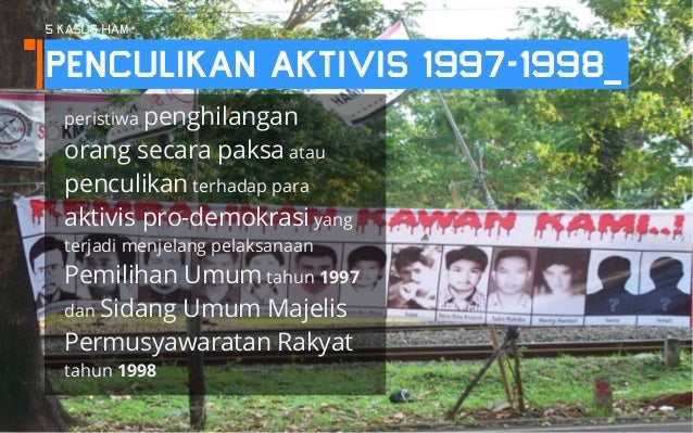 5 kasus ham dan g30 s pki